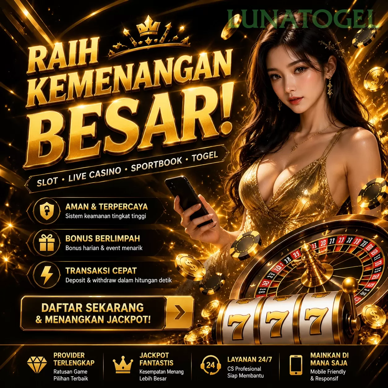 Ikon aplikasi lunatogel resmi